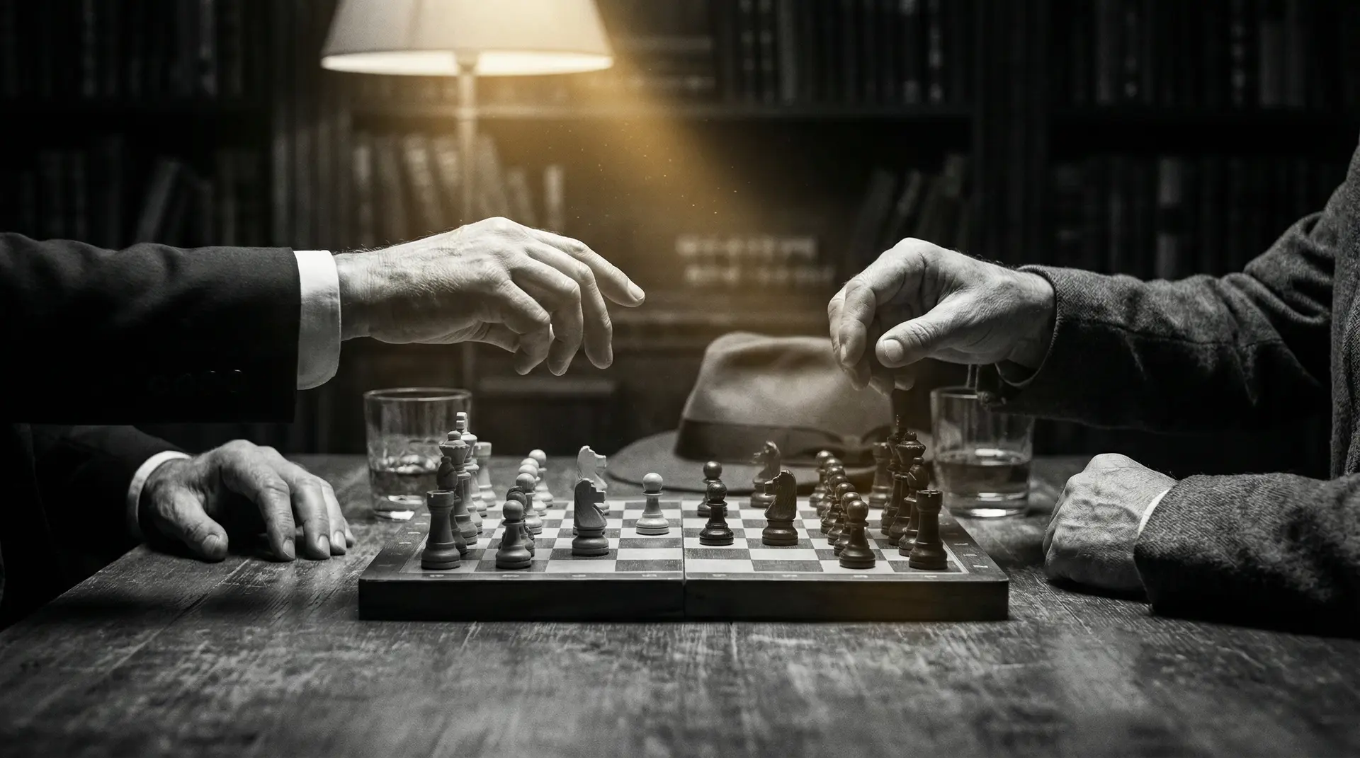 海贼王同人 艺术探索系列 - 非线性叙事，棋盘上的对弈象征命运的交错
